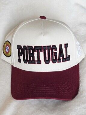 Official Fifa Italia Italy World Cup Soccer Hat White Maroon Embroidered Cap NWT
